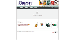 Desktop Screenshot of orimas.com